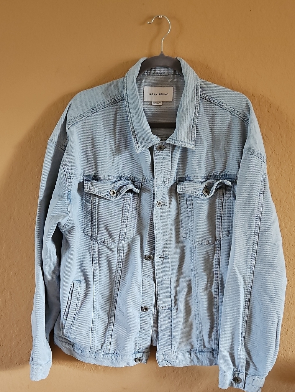 Urban Revivo Light Blue Denim Jacket - Men